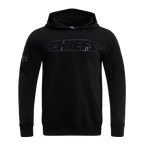NFL KANSAS CITY CHIEFS TRIPLE BLACK CHANDAIL À CAPUCHON POUR HOMME (TRIPLE NOIR)