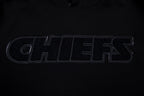 NFL KANSAS CITY CHIEFS TRIPLE BLACK CHANDAIL À CAPUCHON POUR HOMME (TRIPLE NOIR)