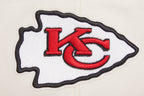 NFL KANSAS CITY CHIEFS RETRO CLASSIC CHANDAIL À CAPUCHON CÔTELÉ POUR HOMME (COQUILLE D'ŒUF/ROUGE)