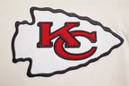 NFL KANSAS CITY CHIEFS RETRO CLASSIC CHANDAIL À CAPUCHON CÔTELÉ POUR HOMME (COQUILLE D'ŒUF/ROUGE)