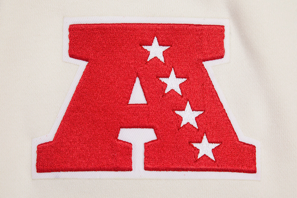 NFL KANSAS CITY CHIEFS RETRO CLASSIC CHANDAIL À CAPUCHON CÔTELÉ POUR HOMME (COQUILLE D'ŒUF/ROUGE)