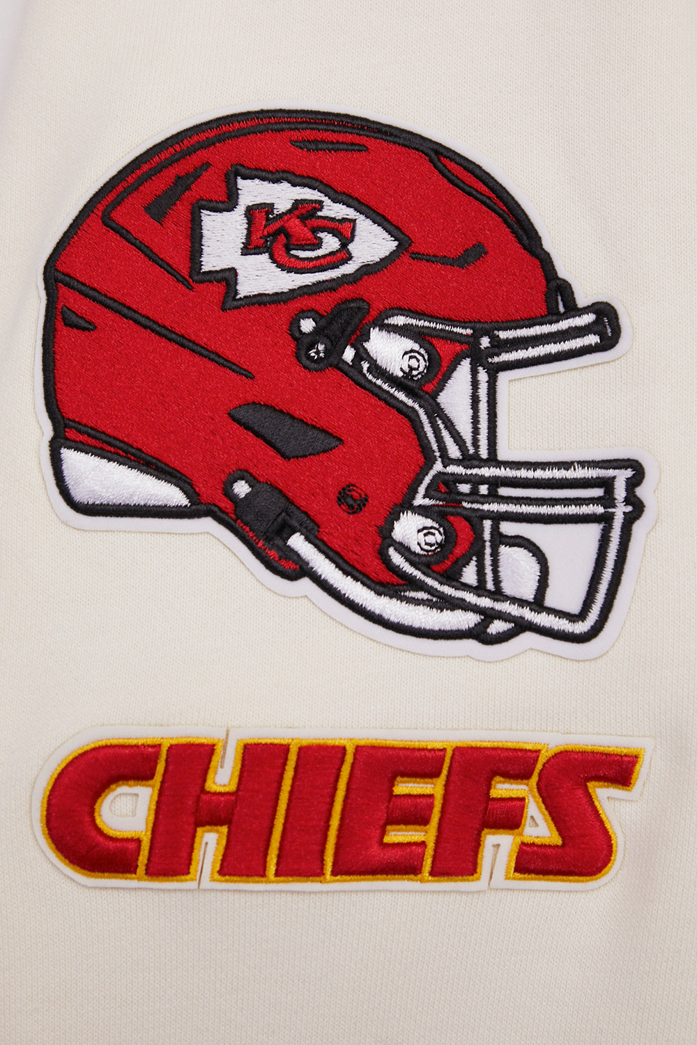 NFL KANSAS CITY CHIEFS RETRO CLASSIC CHANDAIL À CAPUCHON CÔTELÉ POUR HOMME (COQUILLE D'ŒUF/ROUGE)