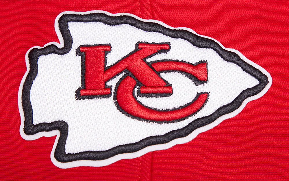 NFL KANSAS CITY CHIEFS RETRO CLASSIC CHANDAIL À CAPUCHON CÔTELÉ POUR HOMME (ROUGE/NOIR)
