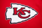 NFL KANSAS CITY CHIEFS RETRO CLASSIC CHANDAIL À CAPUCHON CÔTELÉ POUR HOMME (ROUGE/NOIR)