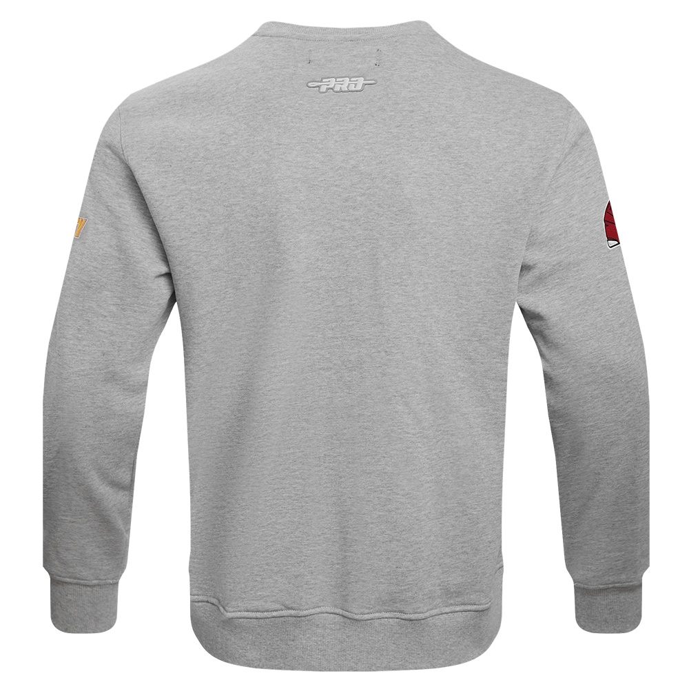 NFL KANSAS CITY CHIEFS OLD ENGLISH CHANDAIL À COL ROND POUR HOMME (GRIS CHINÉ)
