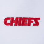 NFL KANSAS CITY CHIEFS WINGSPAN MEN'S DROP SHOULDER FLC PO HOODIE (WHITE)