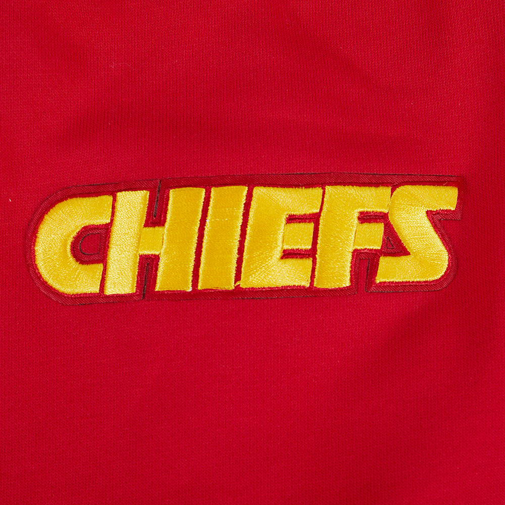 NFL KANSAS CITY CHIEFS CITY ARCH CHANDAIL À CAPUCHON EN MOLLETON POUR HOMME (ROUGE)