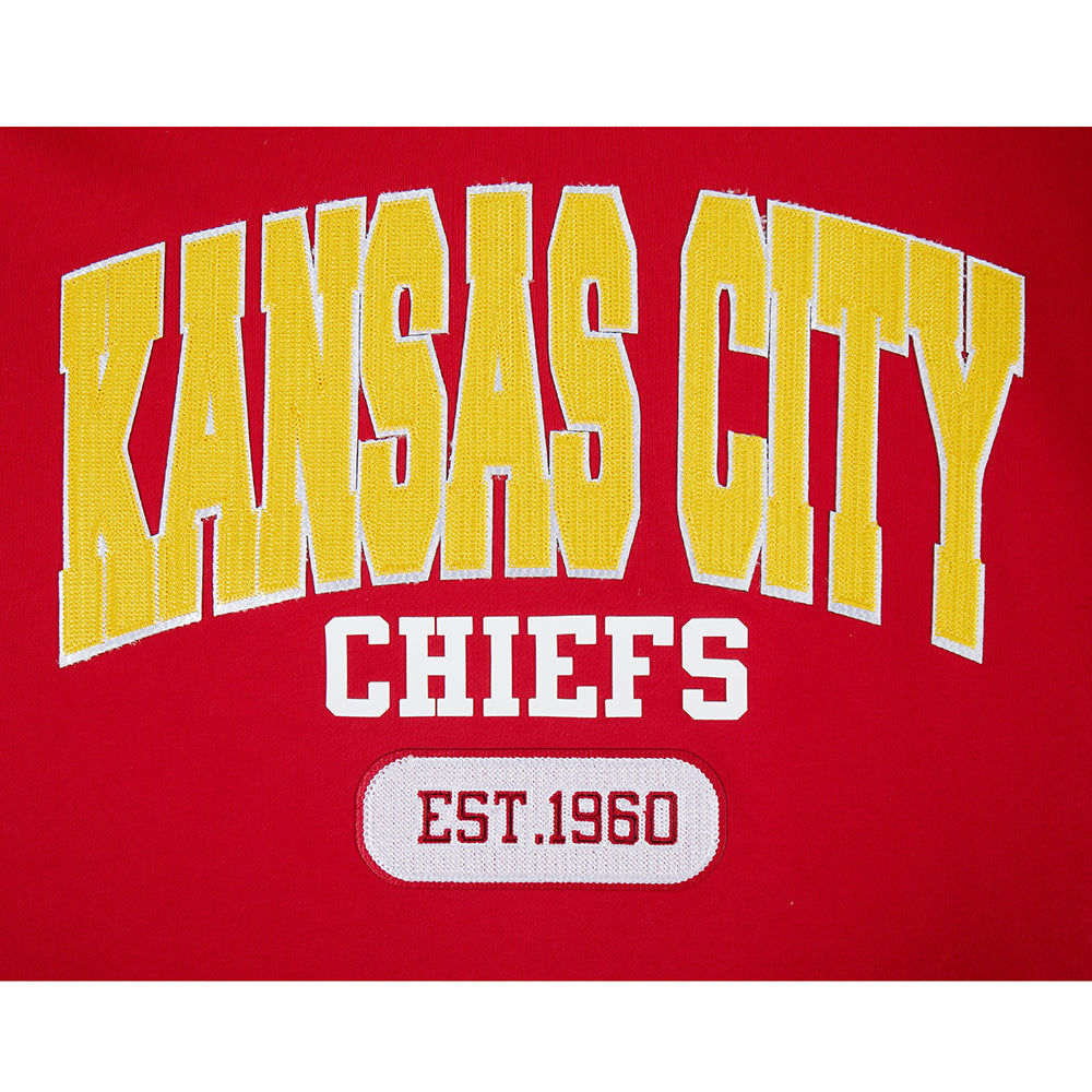 NFL KANSAS CITY CHIEFS CITY ARCH CHANDAIL À CAPUCHON EN MOLLETON POUR HOMME (ROUGE)