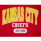 NFL KANSAS CITY CHIEFS CITY ARCH CHANDAIL À CAPUCHON EN MOLLETON POUR HOMME (ROUGE)