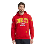 NFL KANSAS CITY CHIEFS CITY ARCH CHANDAIL À CAPUCHON EN MOLLETON POUR HOMME (ROUGE)