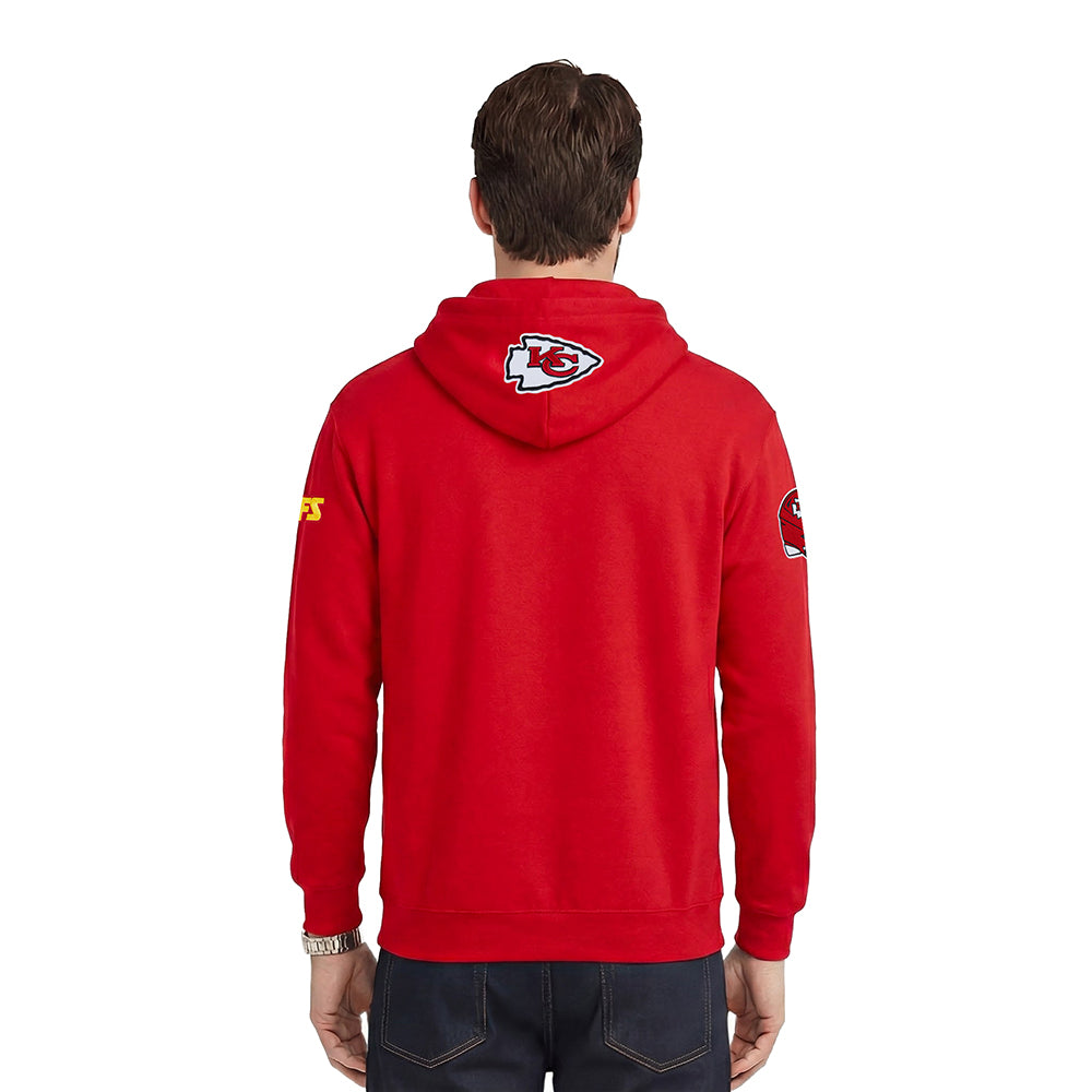NFL KANSAS CITY CHIEFS CITY ARCH CHANDAIL À CAPUCHON EN MOLLETON POUR HOMME (ROUGE)
