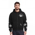 NFL KANSAS CITY CHIEFS CHANDAIL À CAPUCHON À GLISSIÈRE POUR HOMME (NOIR)