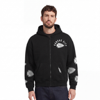 NFL KANSAS CITY CHIEFS CHANDAIL À CAPUCHON À GLISSIÈRE POUR HOMME (NOIR)
