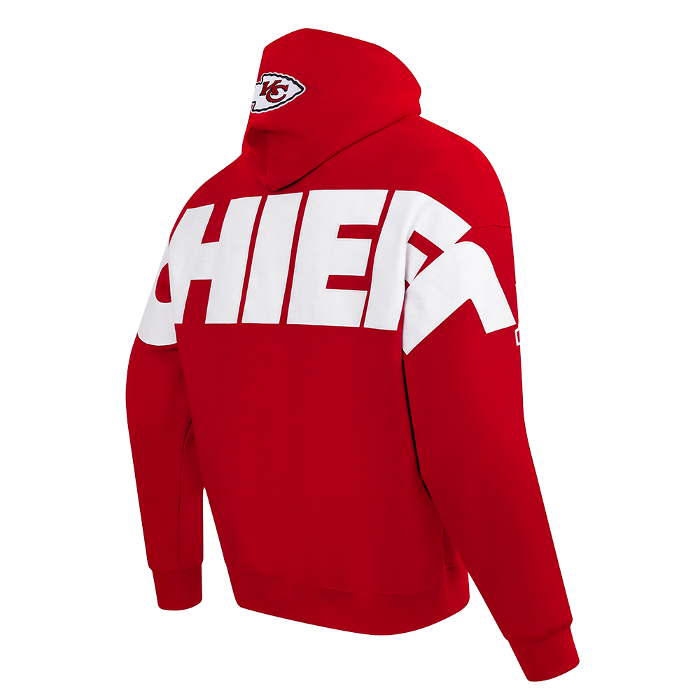 NFL KANSAS CITY CHIEFS PLAYBACK MEN'S PULL OVER HOODIE (RED)