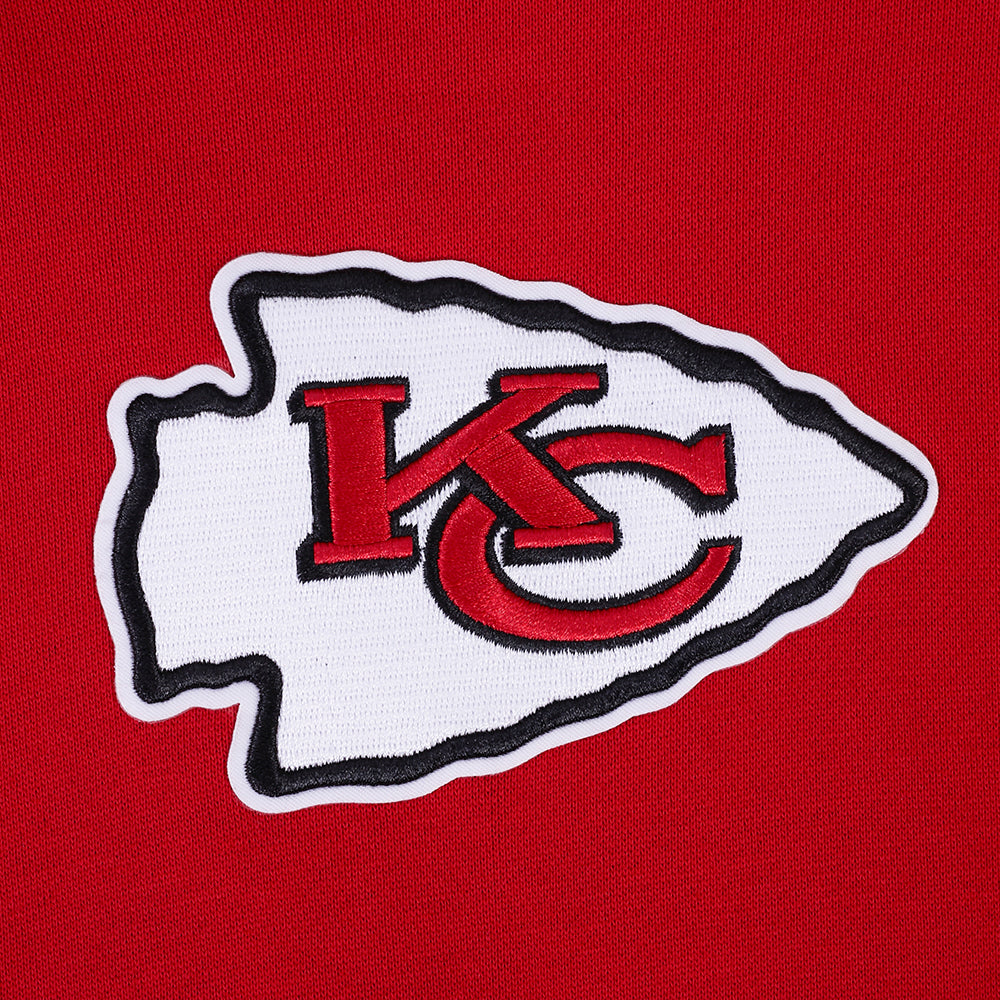 NFL KANSAS CITY CHIEFS PLAYBACK MEN'S PULL OVER HOODIE (RED)