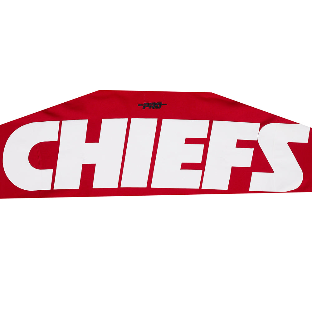 NFL KANSAS CITY CHIEFS PLAYBACK MEN'S PULL OVER HOODIE (RED)