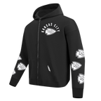 NFL KANSAS CITY CHIEFS CHANDAIL À CAPUCHON À GLISSIÈRE POUR HOMME (NOIR)