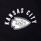 NFL KANSAS CITY CHIEFS CHANDAIL À CAPUCHON À GLISSIÈRE POUR HOMME (NOIR)