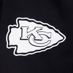 NFL KANSAS CITY CHIEFS CHANDAIL À CAPUCHON À GLISSIÈRE POUR HOMME (NOIR)