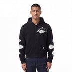 NFL KANSAS CITY CHIEFS CHANDAIL À CAPUCHON À GLISSIÈRE POUR HOMME (NOIR)