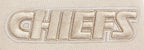 NFL KANSAS CITY CHIEFS NEUTRAL CHANDAIL À CAPUCHON EN MOLLETON À ÉPAULES TOMBANTES (TAUPE)