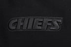 NFL KANSAS CITY CHIEFS NEUTRAL CHANDAIL À COL ROND EN MOLLETON À ÉPAULES TOMBANTES (NOIR)