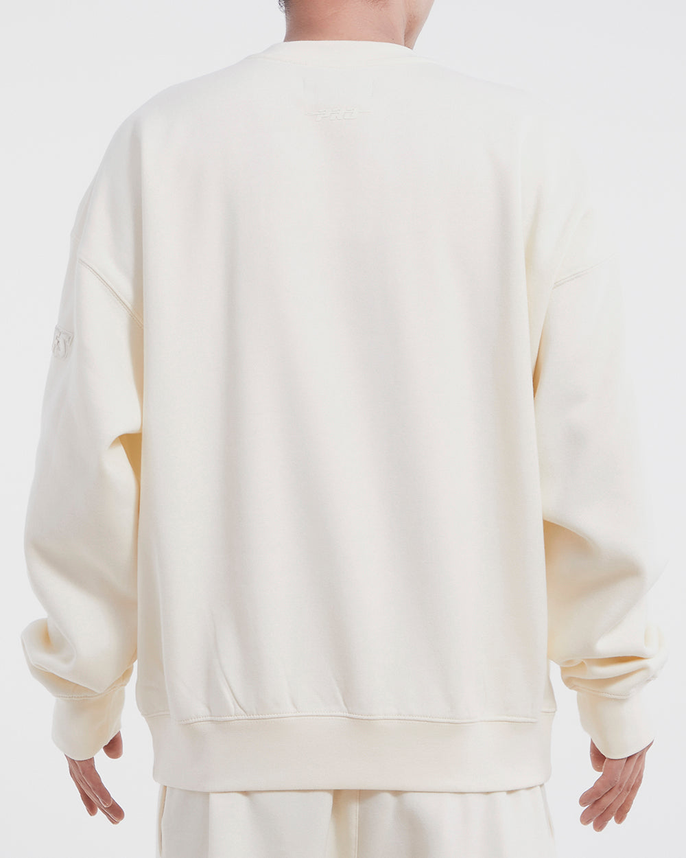 NFL KANSAS CITY CHIEFS NEUTRAL DROP SHOULDER MEN'S CREWNECK (EGGSHELL)