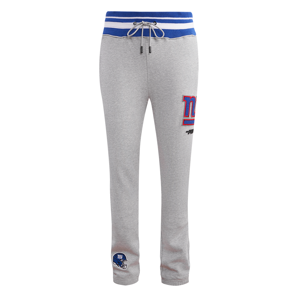 NFL NEW YORK GIANTS MASHUP MEN'S RIB SWEATPANT (HEATHER GREY/DODGER BLUE)