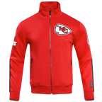 NFL KANSAS CITY CHIEFS CLASSIC VESTE D'ENTRAÎNEMENT EN MAILLE DOUBLE POUR HOMME (ROUGE)