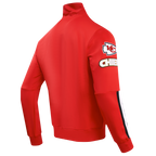 NFL KANSAS CITY CHIEFS CLASSIC VESTE D'ENTRAÎNEMENT EN MAILLE DOUBLE POUR HOMME (ROUGE)