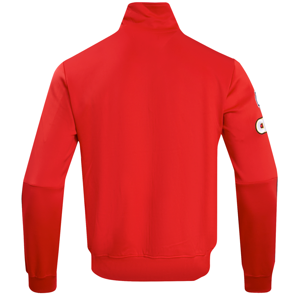 NFL KANSAS CITY CHIEFS CLASSIC VESTE D'ENTRAÎNEMENT EN MAILLE DOUBLE POUR HOMME (ROUGE)
