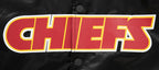 NFL KANSAS CITY CHIEFS BIG LOGO MEN'S SATIN JACKET (BLACK)