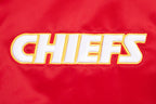 NFL KANSAS CITY CHIEFS RETRO CLASSICS BLOUSON EN SATIN POUR HOMME (ROUGE/NOIR)