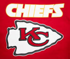 NFL KANSAS CITY CHIEFS RETRO CLASSIC BLOUSON COLLÉGIAL EN LAINE À BORDS CÔTELÉS (ROUGE/NOIR)