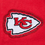 NFL KANSAS CITY CHIEFS DIY PICK STITCH BLOUSON COLLÉGIAL EN LAINE À BORDS CÔTELÉS POUR HOMME (ROUGE/BLANC)