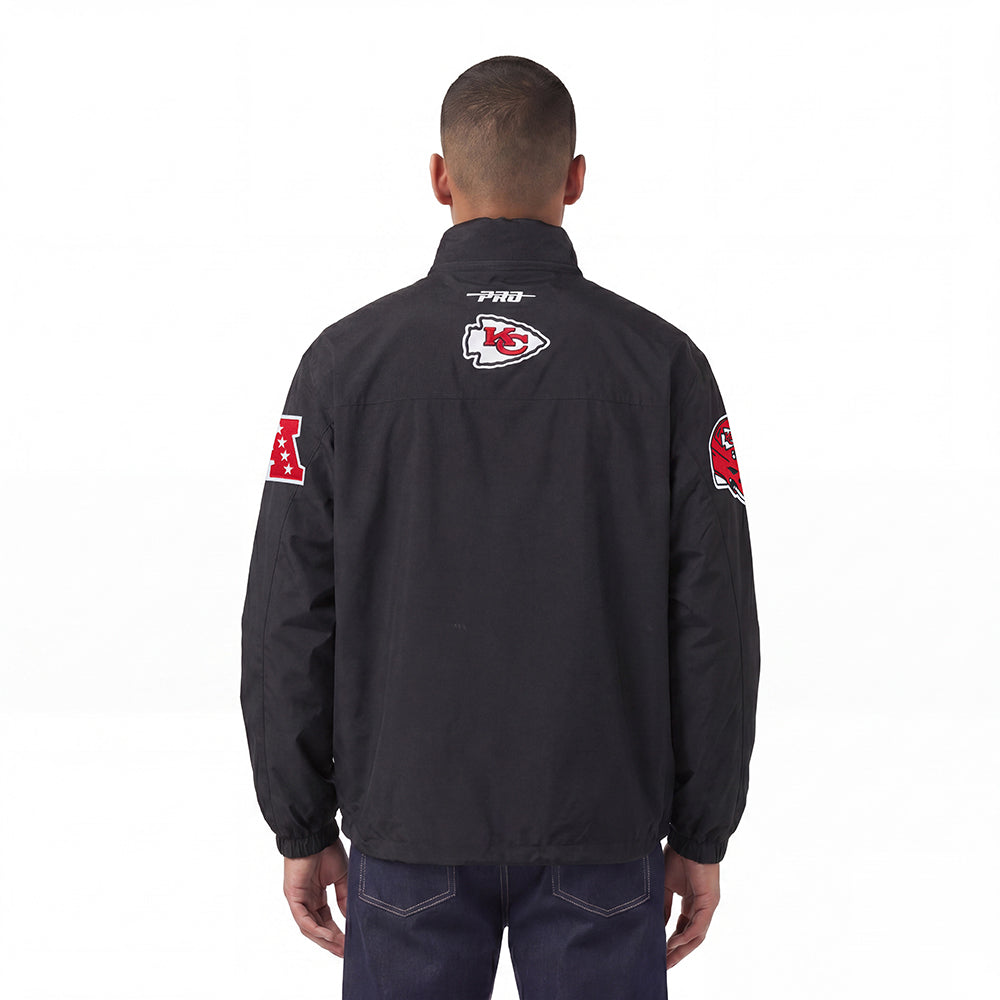 NFL KANSAS CITY CHIEFS MEN'S JACKET (BLACK)