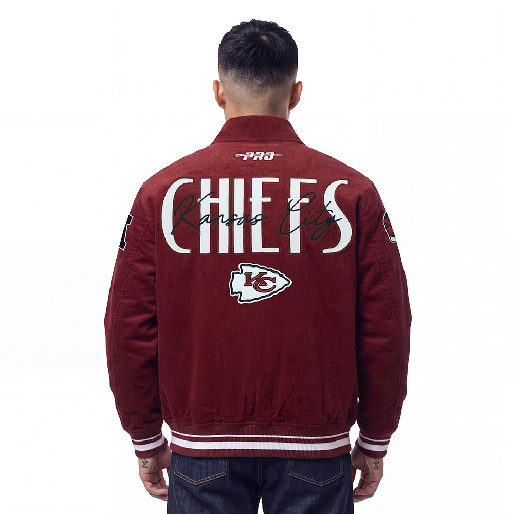 NFL KANSAS CITY CHIEFS ORIGINAL PLAYERS MEN'S JACKET (CARDINAL RED)