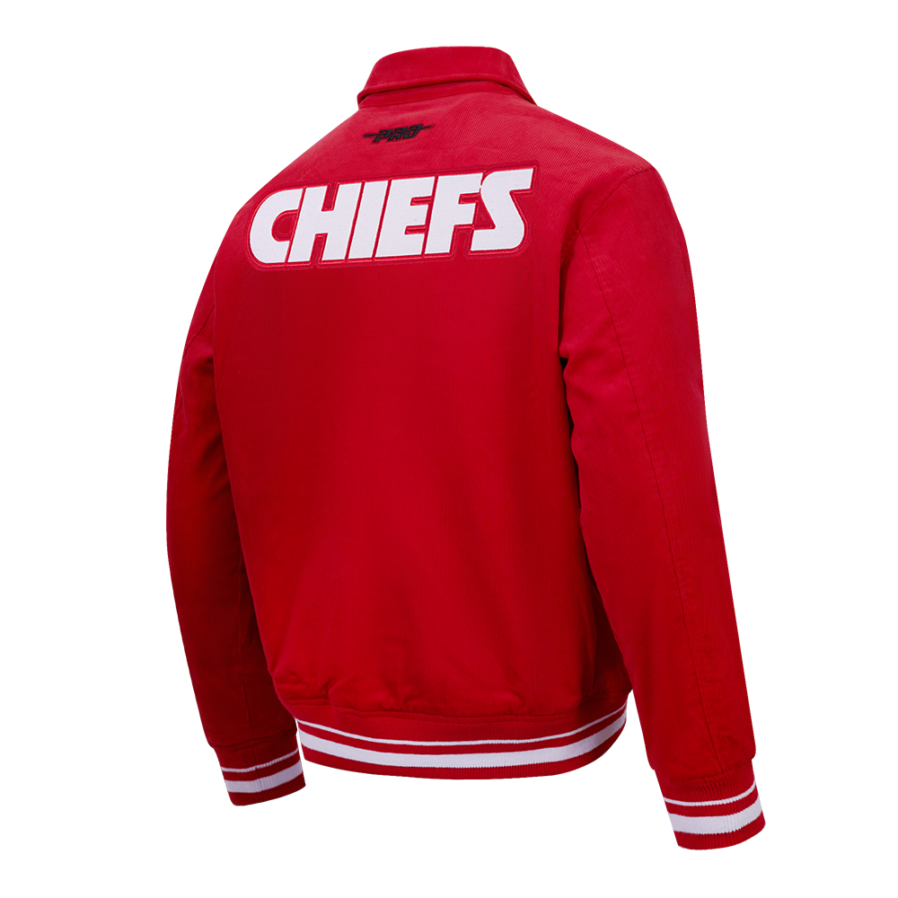 NFL KANSAS CITY CHIEFS CLASSIC CORDUROY MEN'S COAT (RED)