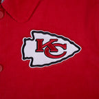 NFL KANSAS CITY CHIEFS CLASSIC CORDUROY MEN'S COAT (RED)