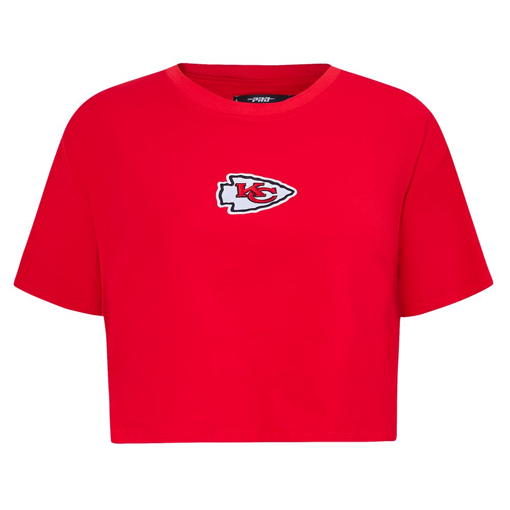 NFL KANSAS CITY CHIEFS WINGSPAN WOMEN'S SJ BOXY TEE (RED)