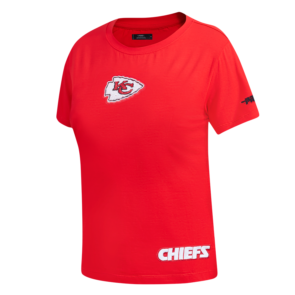 NFL KANSAS CITY CHIEFS GAME DAY CLASSICS WOMEN'S SJ BABY DOLL TEE (RED)