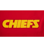 NFL KANSAS CITY CHIEFS PATRICK MAHOMES #15 CLASSIC PNN T-SHIRT EN JERSEY SIMPLE À COUPE CARRÉE POUR FEMME (ROUGE)