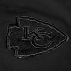 NFL KANSAS CITY CHIEFS TRIPLE BLACK WOMEN'S SINGLE JERSEY BOXY TEE (TRIPLE BLACK)