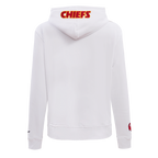 NFL KANSAS CITY CHIEFS CLASSIC WOMEN'S FLC PO HOODIE (WHITE)