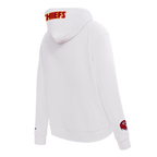 NFL KANSAS CITY CHIEFS CLASSIC WOMEN'S FLC PO HOODIE (WHITE)