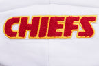 NFL KANSAS CITY CHIEFS CLASSIC WOMEN'S FLC PO HOODIE (WHITE)