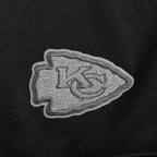 NFL KANSAS CITY CHIEFS REVERSE FRENCH TERRY WOMEN'S FLEECE CREWNECK (BLACK)