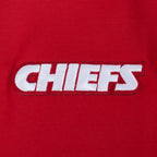 NFL KANSAS CITY CHIEFS GAME DAY CLASSICS WOMEN'S DK CROPPED PO HOODIE (RED)