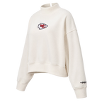 NFL KANSAS CITY CHIEFS CLASSIC ICON WOMEN'S SWEATSHIRT (EGGSHELL)