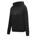 NFL KANSAS CITY CHIEFS TRIPLE BLACK CHANDAIL À CAPUCHON EN MOLLETON POUR FEMME (TRIPLE NOIR FEMME)